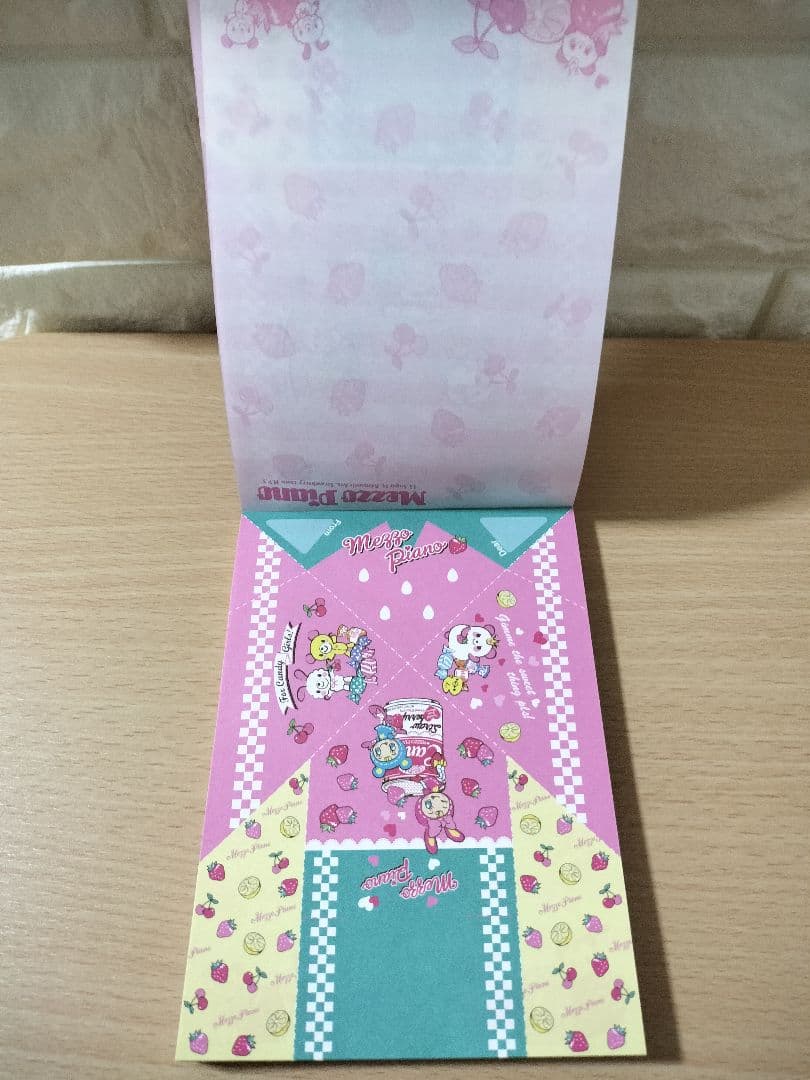 ☆当時物‼️MezzoPiano遊べるメモ帳♥️ベリエちゃんが折れる在庫1点☆