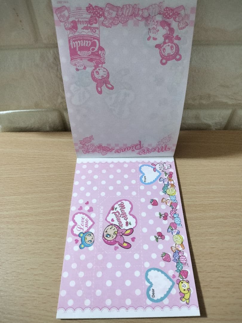 ☆当時物‼️MezzoPiano遊べるメモ帳♥️ベリエちゃんが折れる在庫1点☆