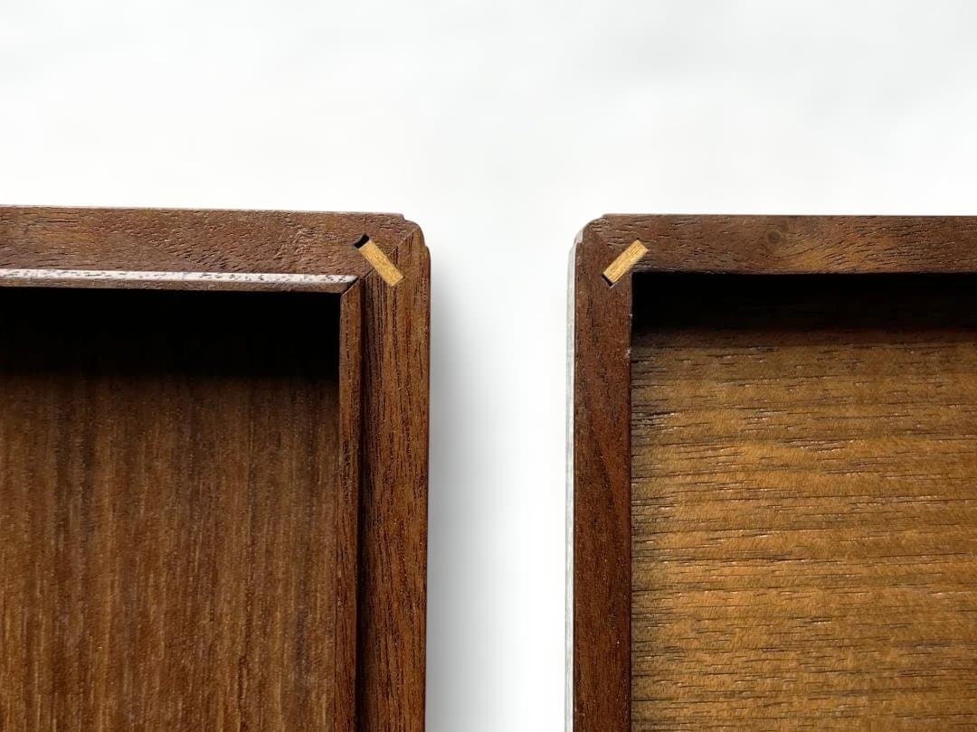 値下げ！　高級コレクションボックス チーク製　ビンテージ工芸品