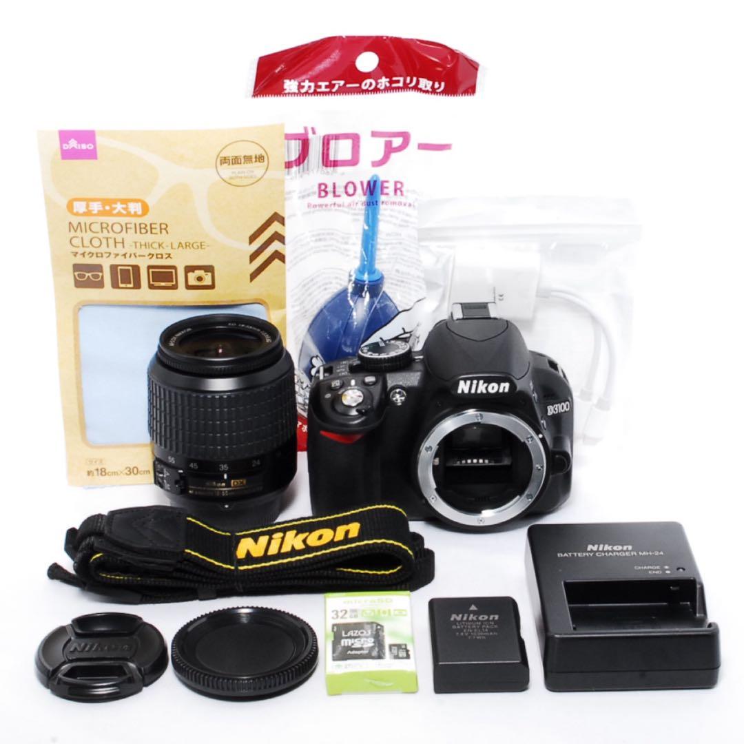 ショット数少なめ◆Nikon D3100◆スマホ転送◆一眼レフカメラ◆すぐ使える