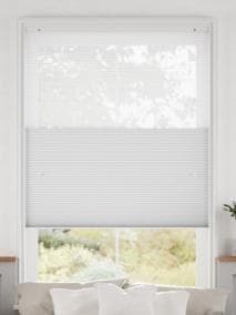 未使用　ハニカムシェード　シアーライトグレー 　120×124