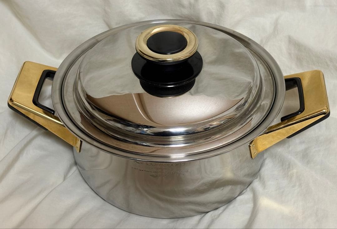 【美品】Tupperware タッパーウェア レインボークッカー 両手鍋19cm