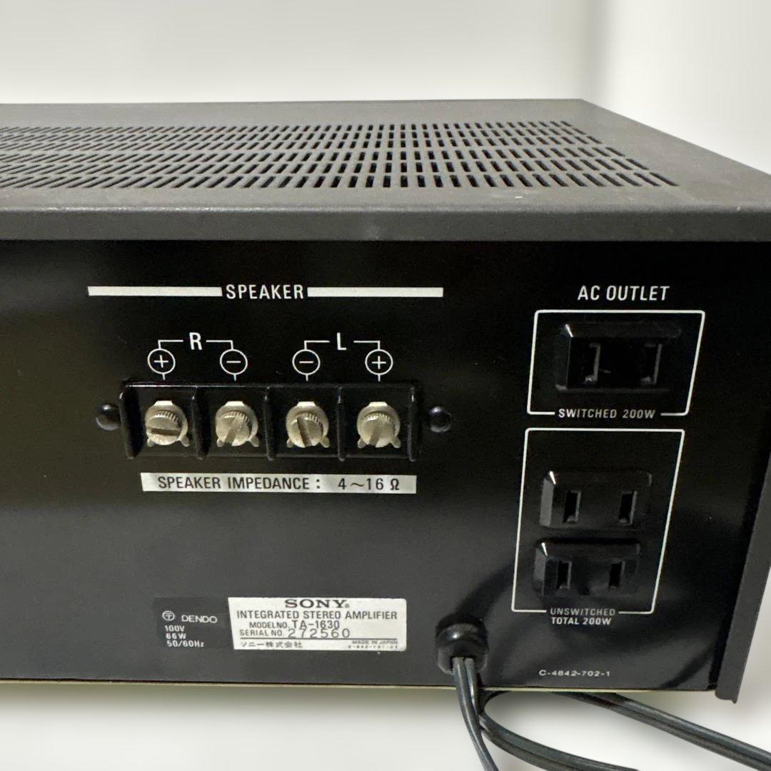 SONY ソニー プリメインアンプ TA-1630