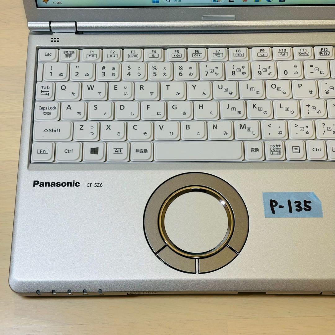 レッツノート PC Windows11 SSD DVD オフィス付き P-135