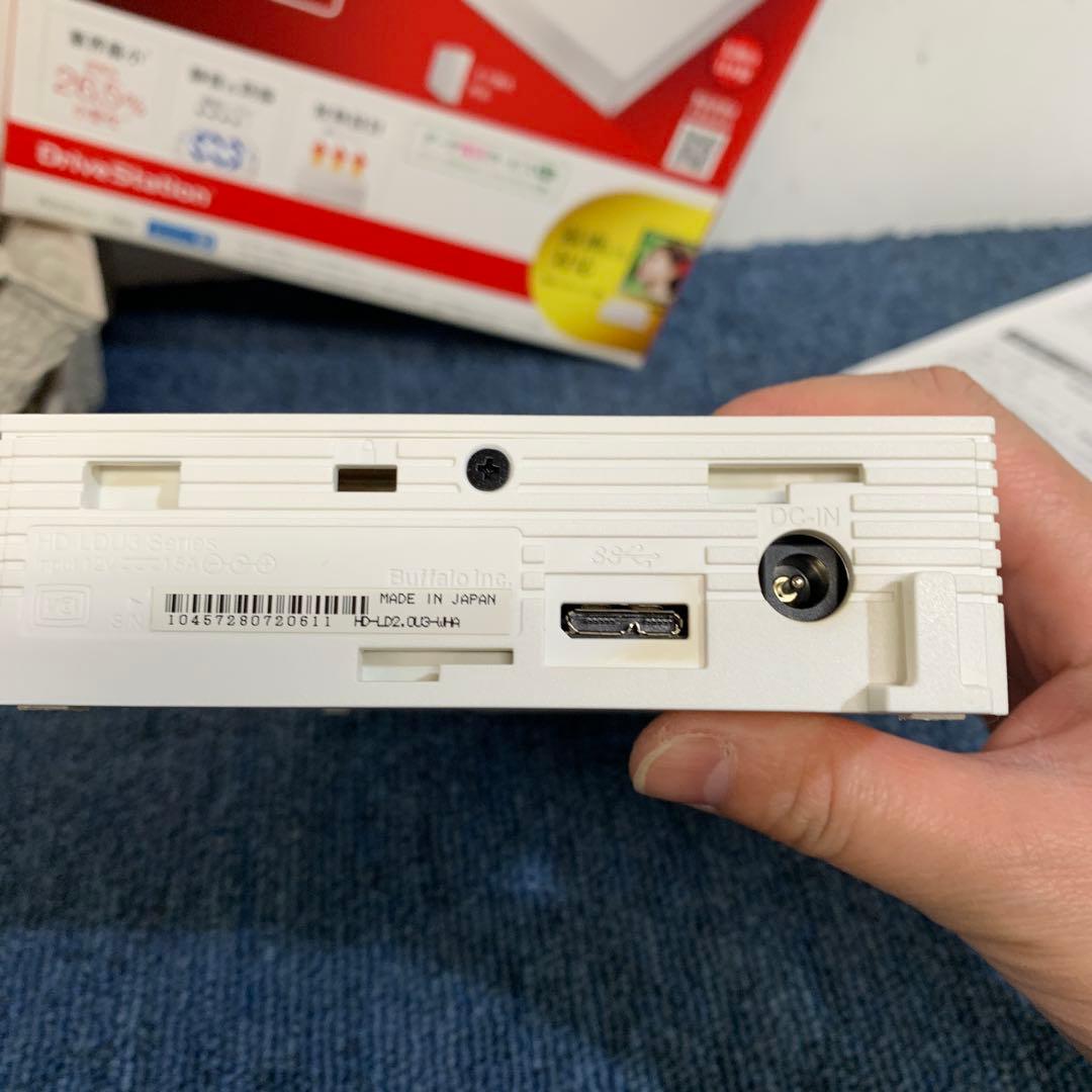 バッファロー 外付けHDD 2TB