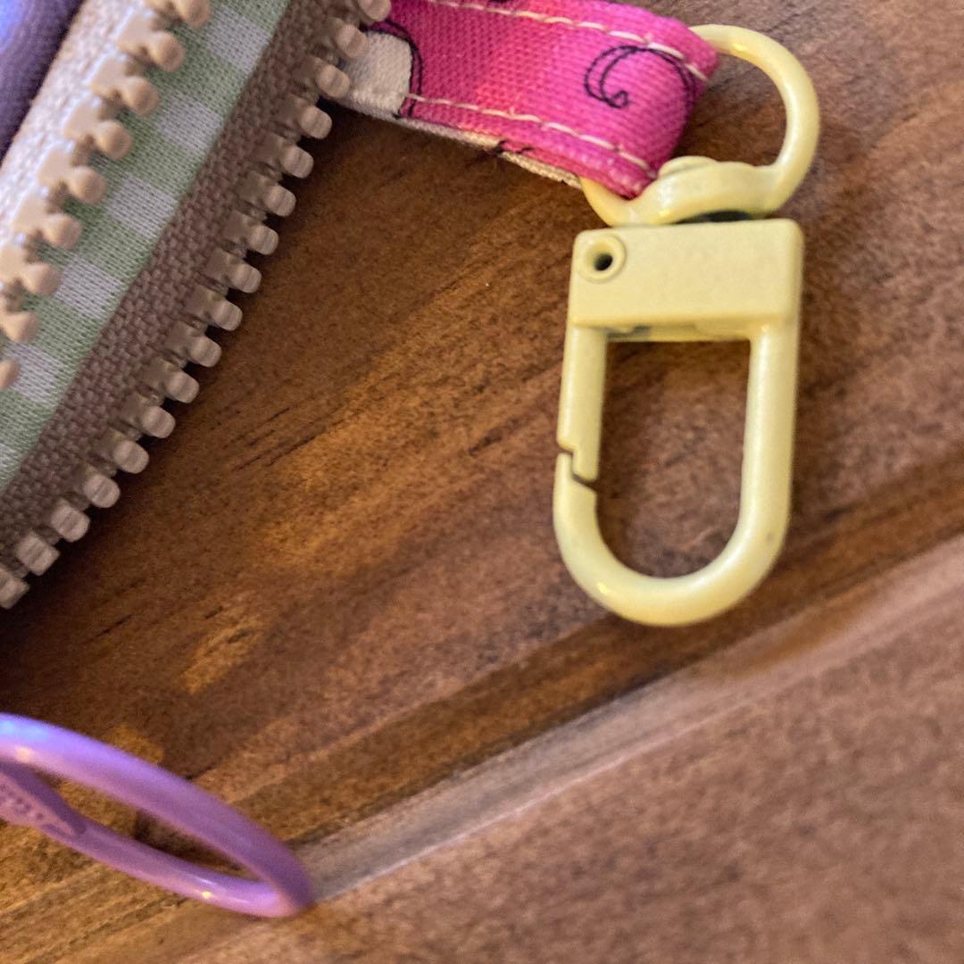 ロラライハリス★わんこのキルティングミニポーチ