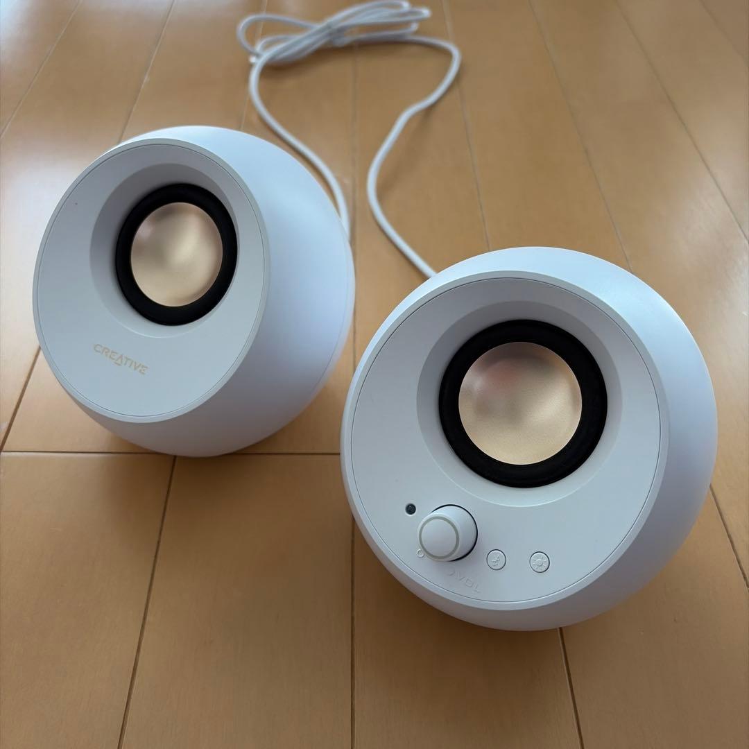 PCスピーカー Creative Pebble Pro ホワイト