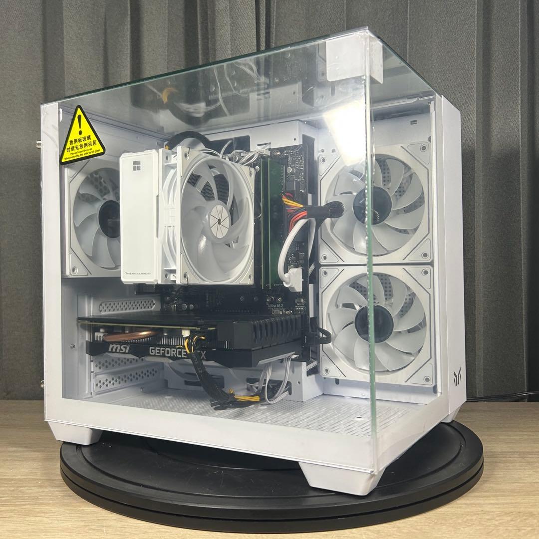 高性能 白 ゲーミングPC RTX2060 Windows11 FPSゲーム快適