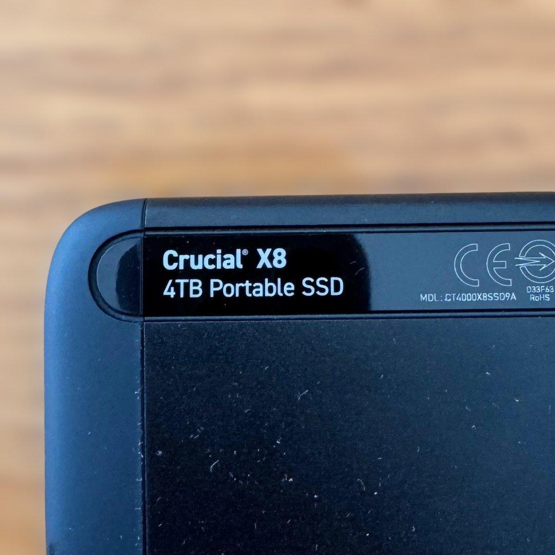 ［外付けSSD］ 4TB Crucial X8
