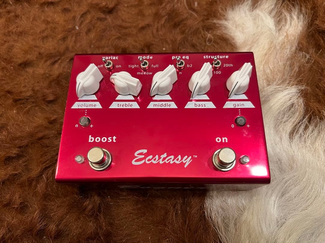 Bogner Ecstasy レッド　ギターエフェクター