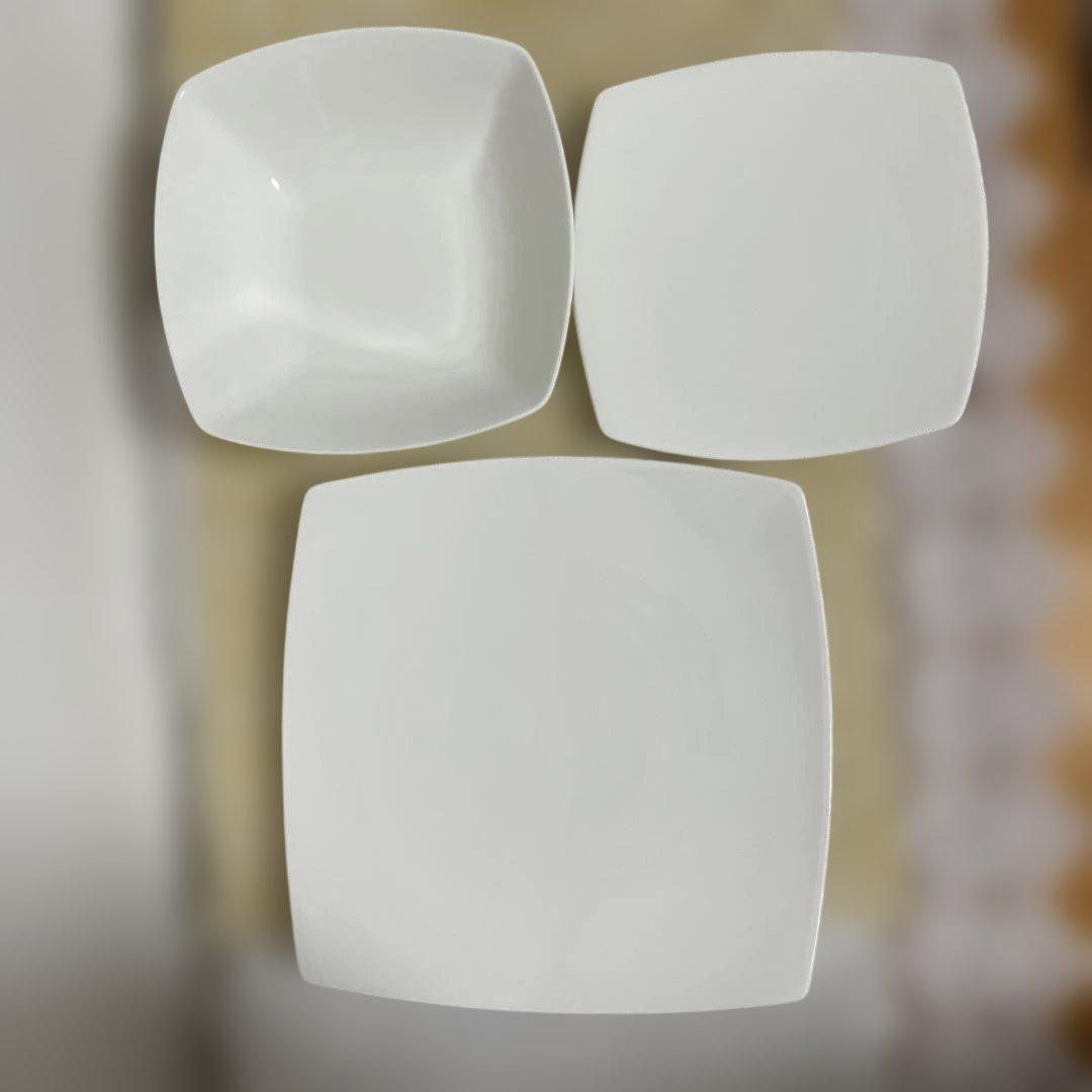 NARUMI BONE CHINA 四角皿 ４枚　サラダボウル2枚セット