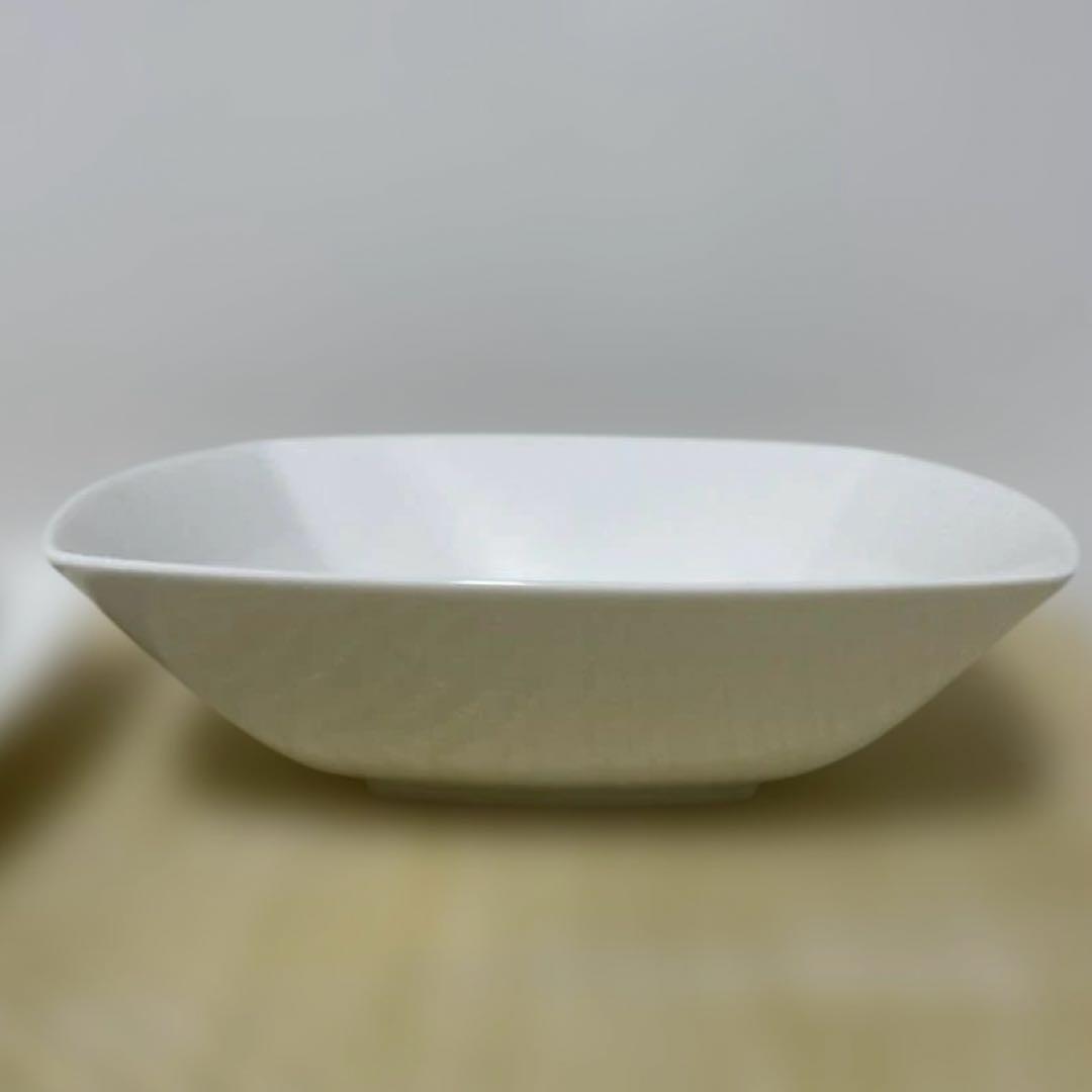 NARUMI BONE CHINA 四角皿 ４枚　サラダボウル2枚セット