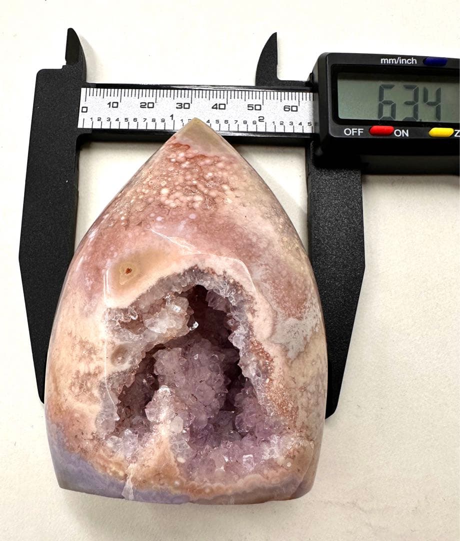 ピンクアメジスト　アメジスト　ブルーアゲート　ドゥルージー入　フリーフォーム