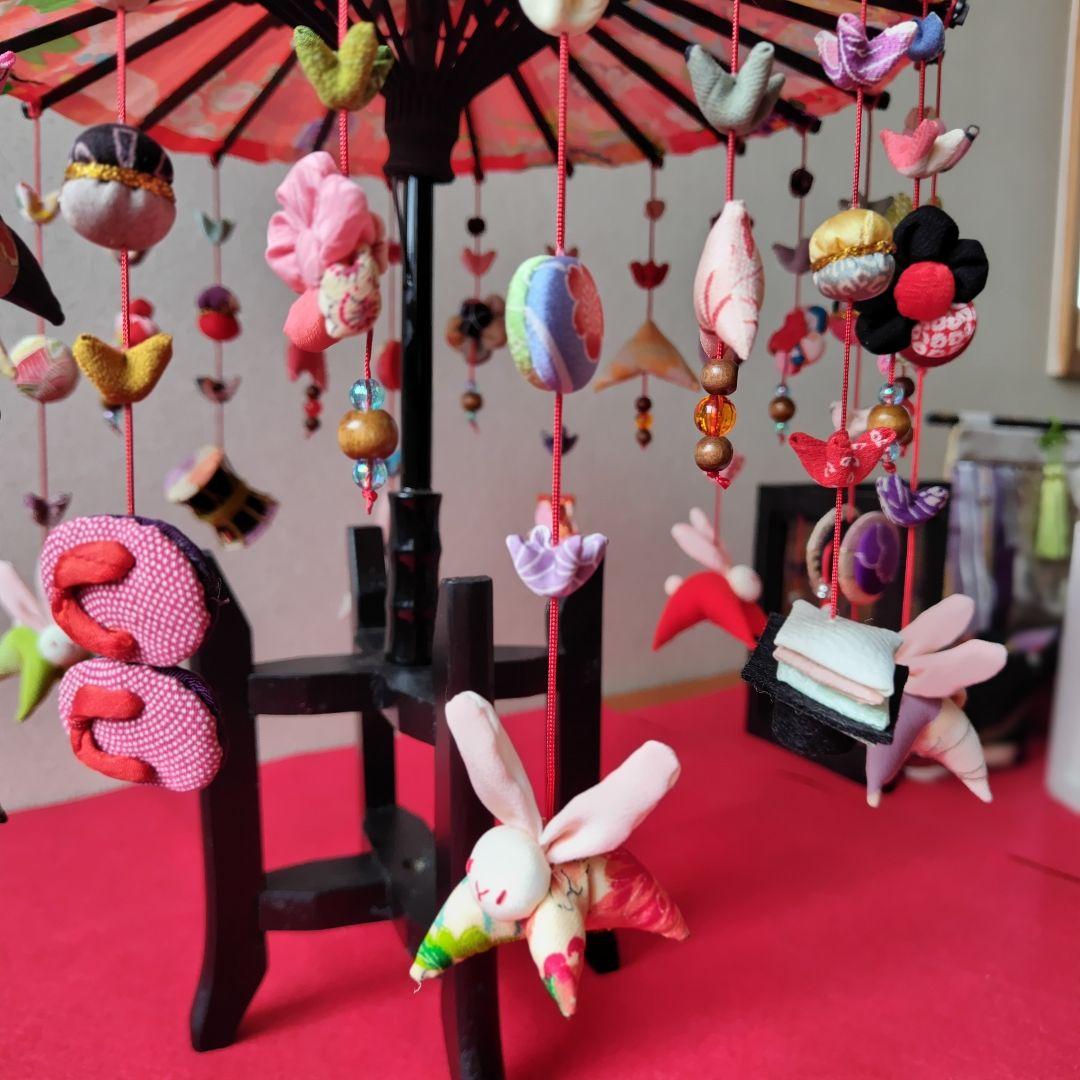 傘福'26＊縁起物＊正絹古布＊手づくり＊Urchin雑貨＊私のお雛様