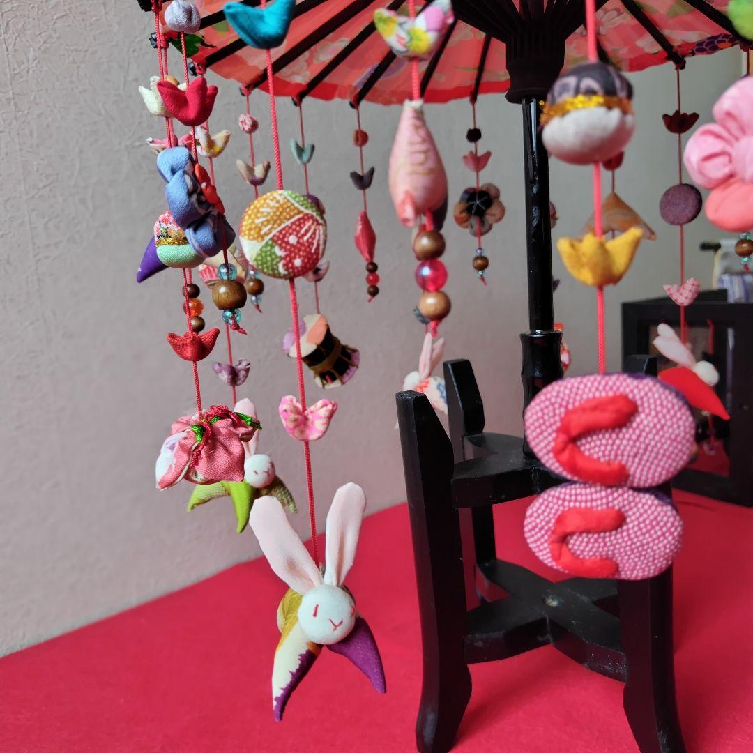 傘福'26＊縁起物＊正絹古布＊手づくり＊Urchin雑貨＊私のお雛様