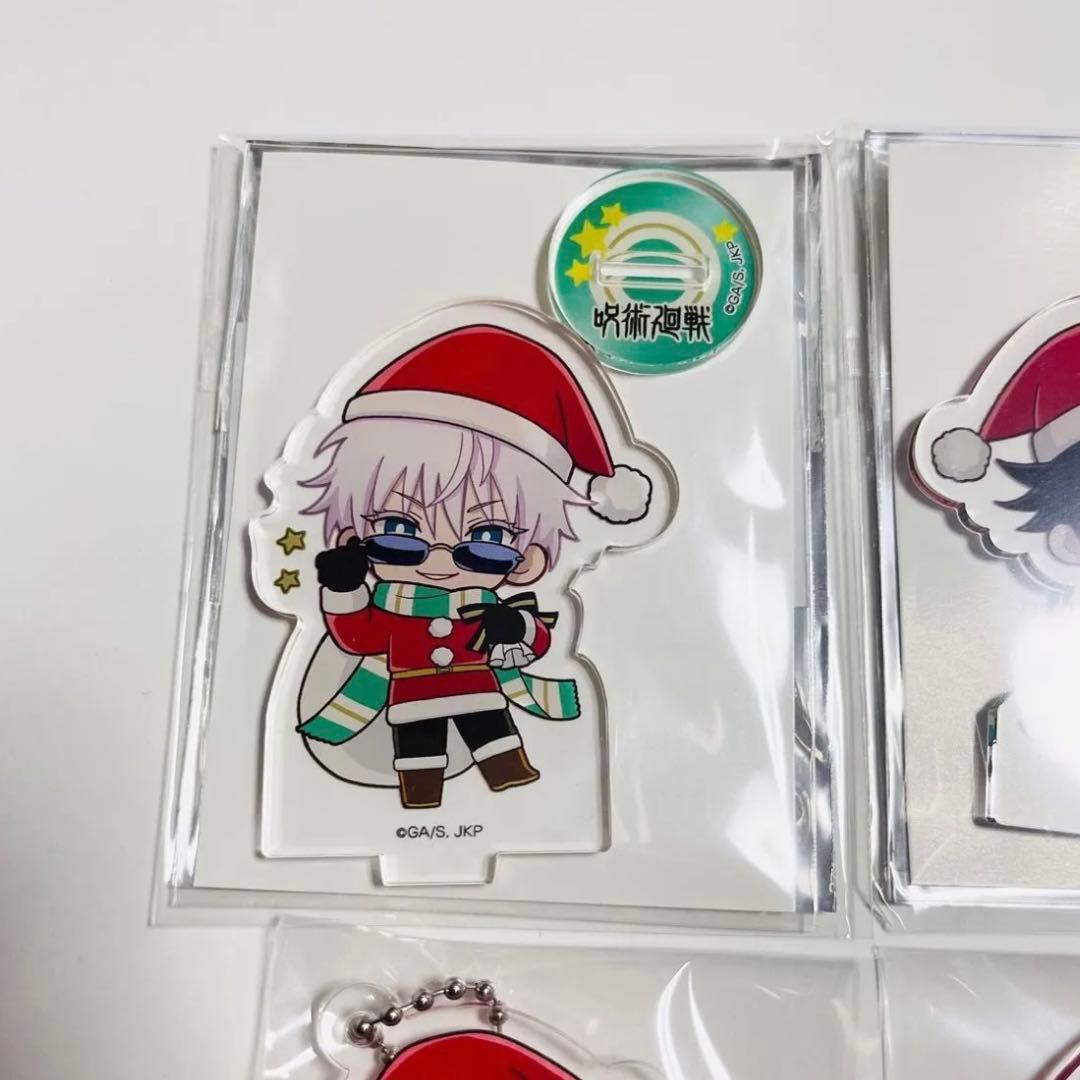 呪術廻戦 じゅじゅしょっぷ アクリルスタンド アクリルキーホルダー 4点