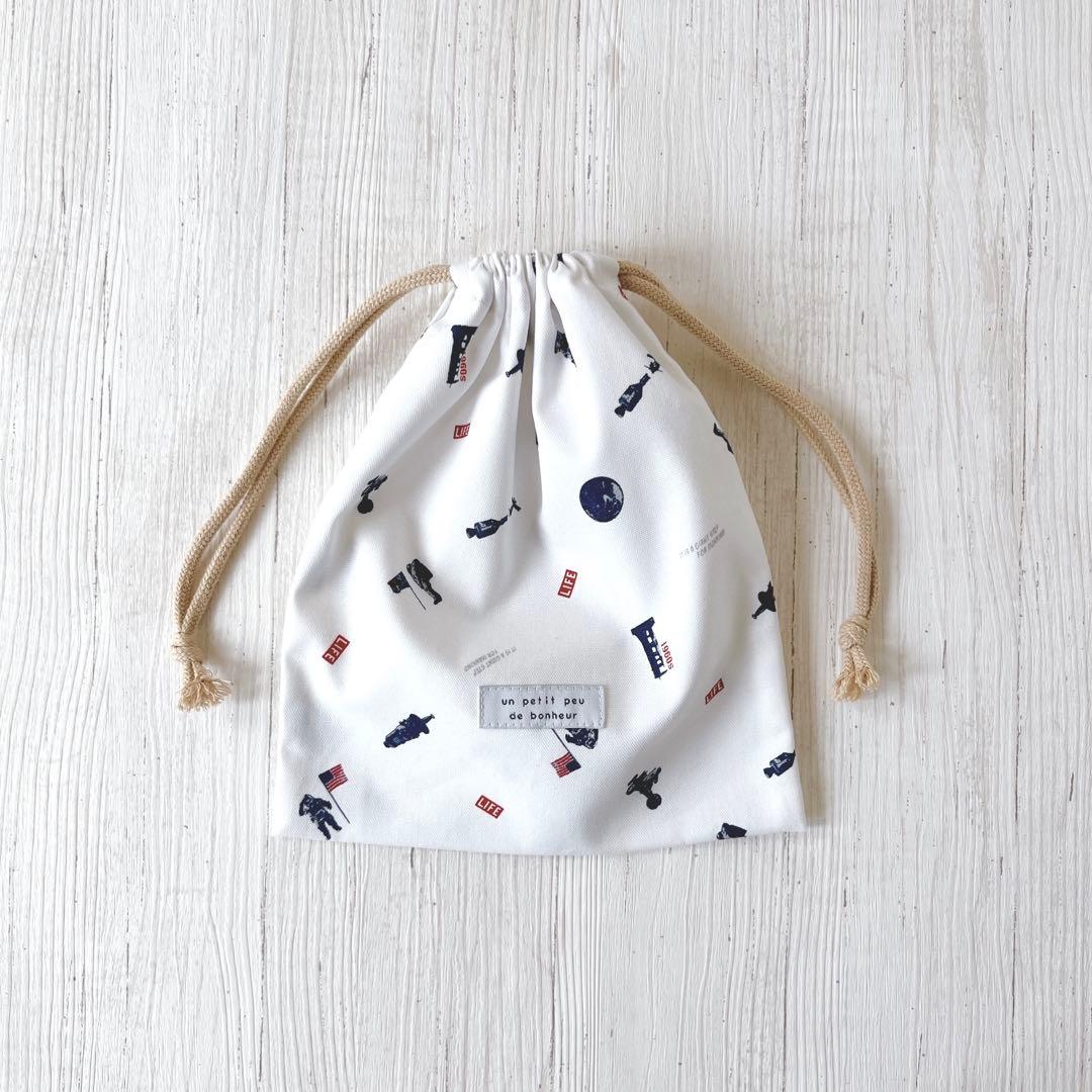 mon7　オーダー2点追加　合計5点　宇宙柄　ホワイト×ヒッコリー