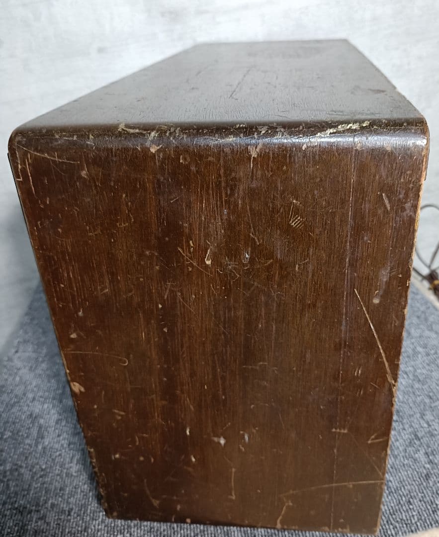 ジャンク品、National AX-530 真空管ラジオコレクター品、通電確認