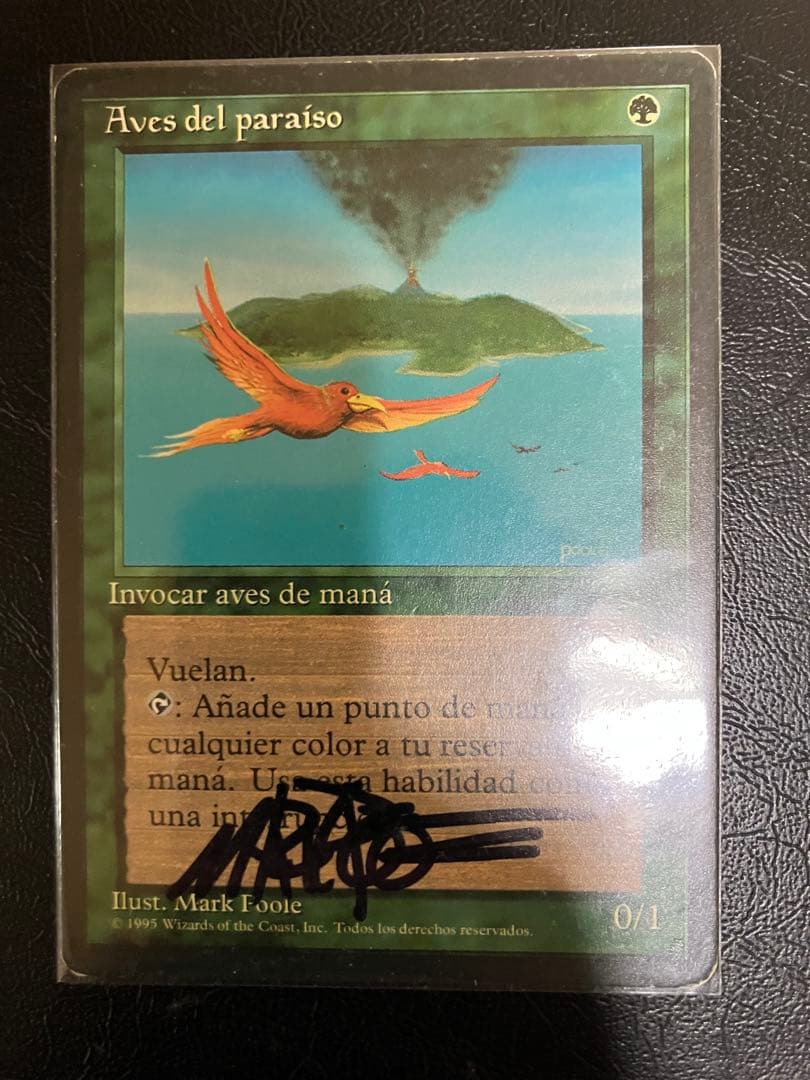 mtg 極楽鳥　fbb 4枚セット サインド　旧枠