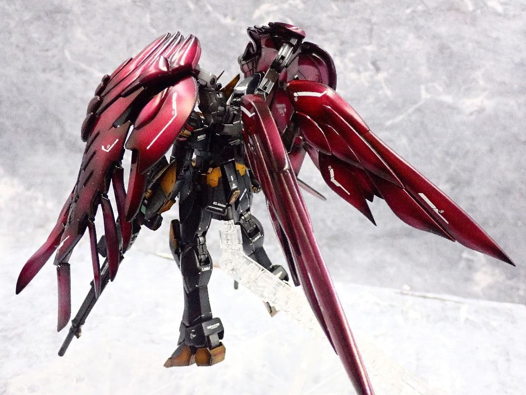 RG ウイングガンダムゼロリベリオン 全塗装 ガンプラ 塗装済み 完成品
