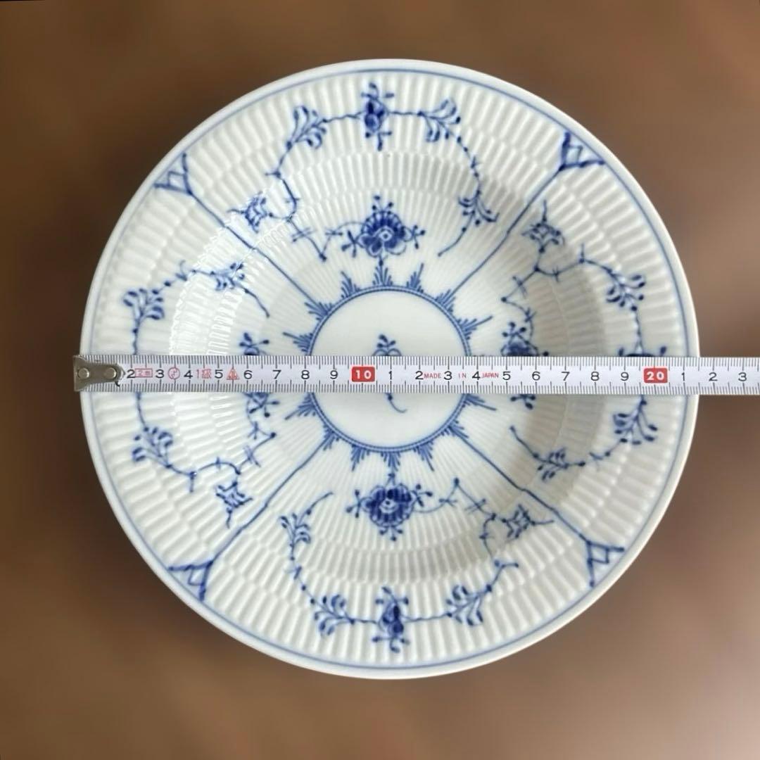 ロイヤルコペンハーゲン ブルーフルーテッド プレイン ディーププレート④