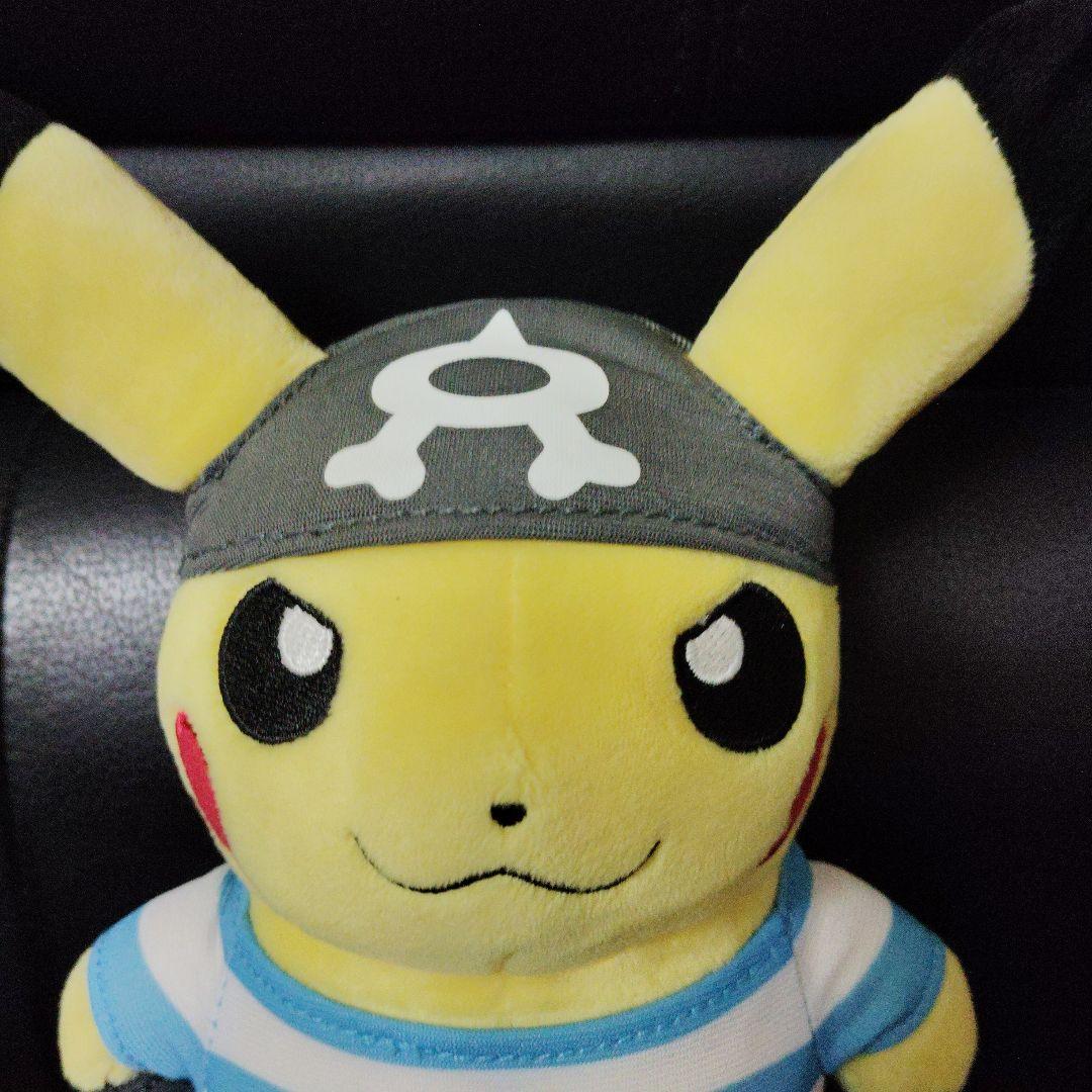 ポケモン★♥団員ごっこ ピカチュウ♥★アクア団★ぬいぐるみ★ポケモンセンター