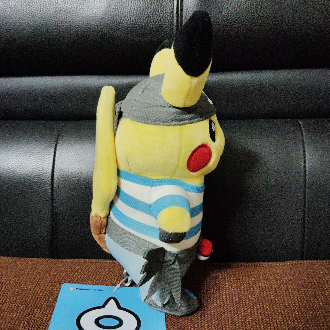 ポケモン★♥団員ごっこ ピカチュウ♥★アクア団★ぬいぐるみ★ポケモンセンター