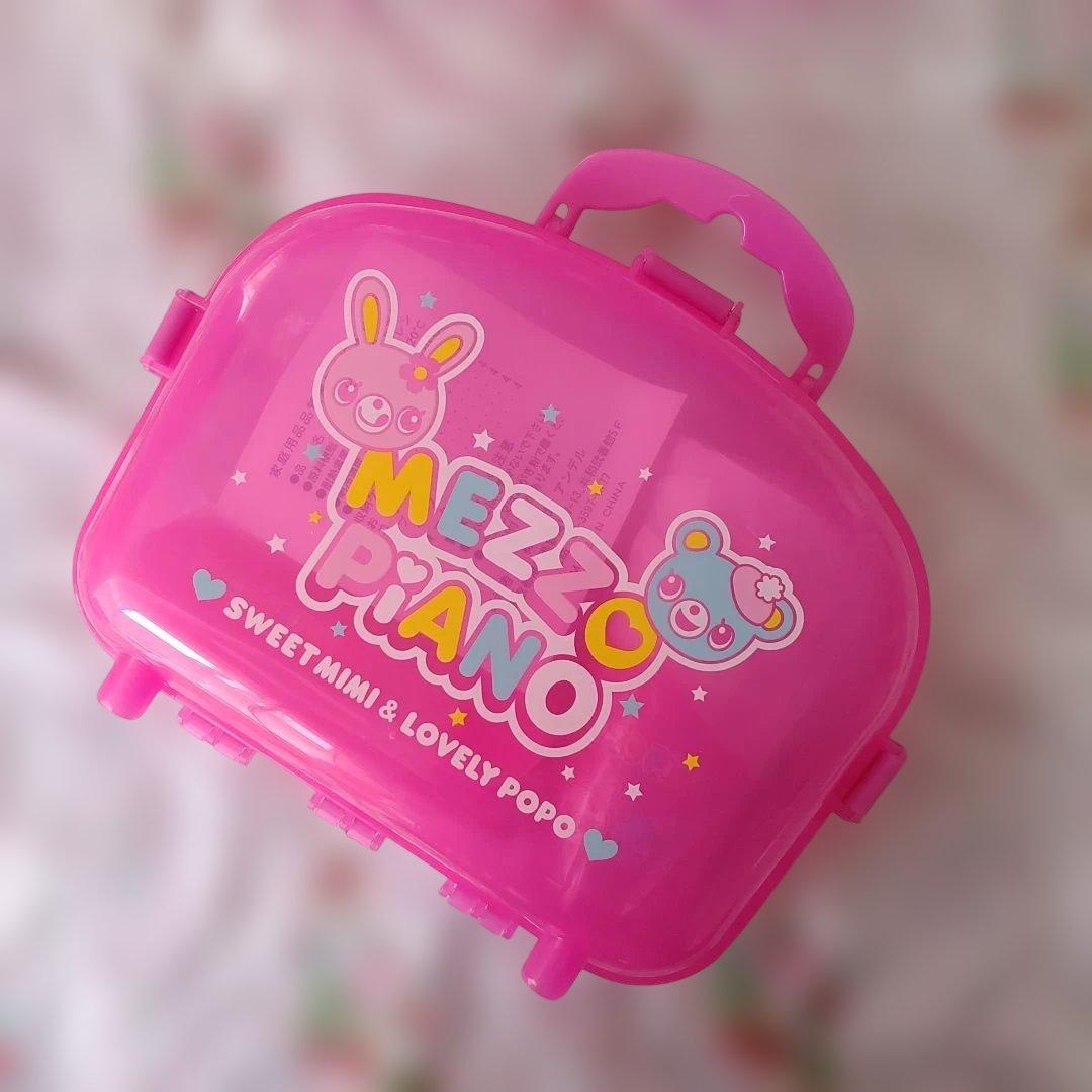 当時物　メゾピアノ ラブリーみみぽぽ　バッグ　生地　財布　ミミポポ　ポーチ