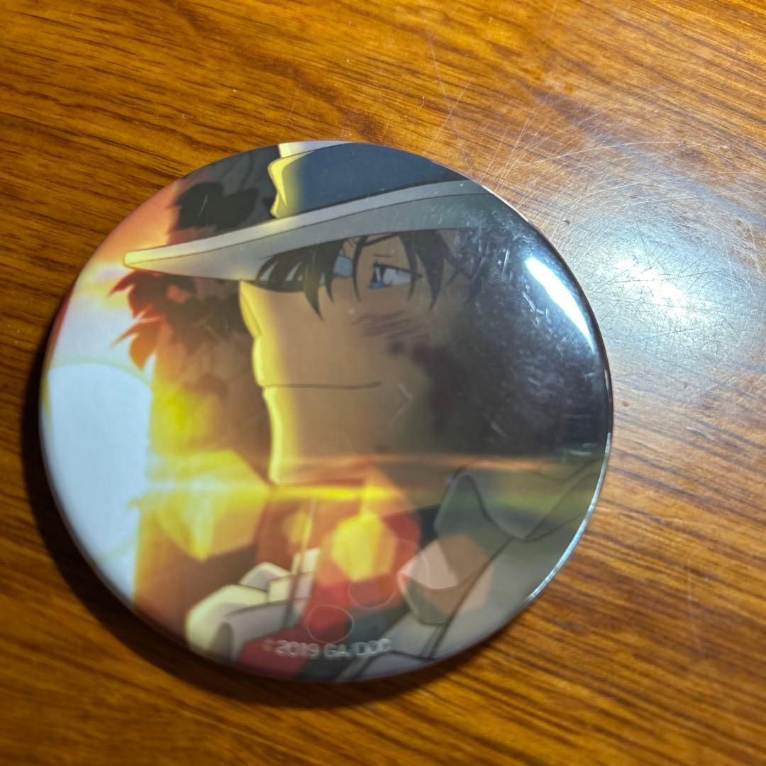 コナンプラザ　紺青の拳　怪盗キッド　缶バッジ