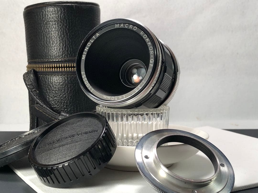 レアL39付きMINOLTA macro rokkor QF 50mm f3.5