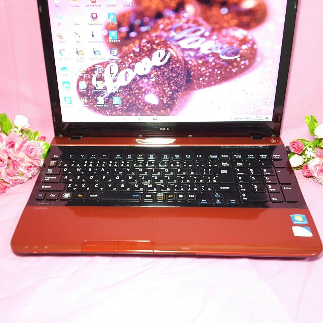 最新Win10♦薄型NECLaVie♦大容量500G&WEBカメラ/エヌイーシー