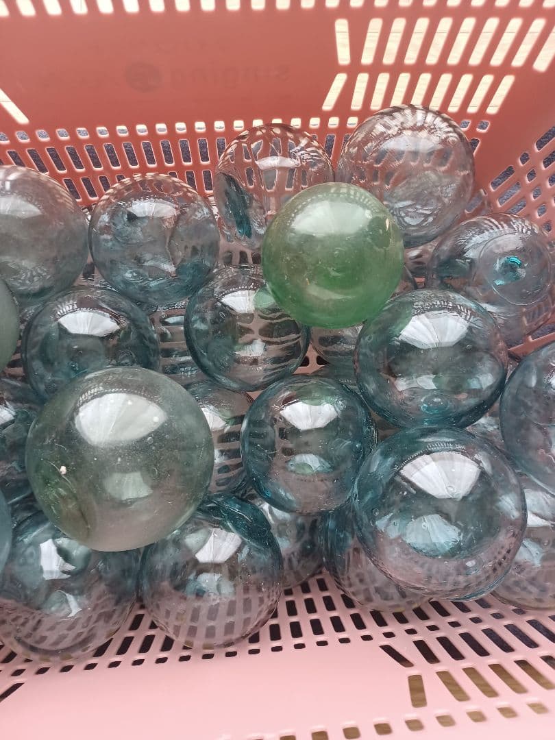 ガラス浮き玉　ガラス玉 ①