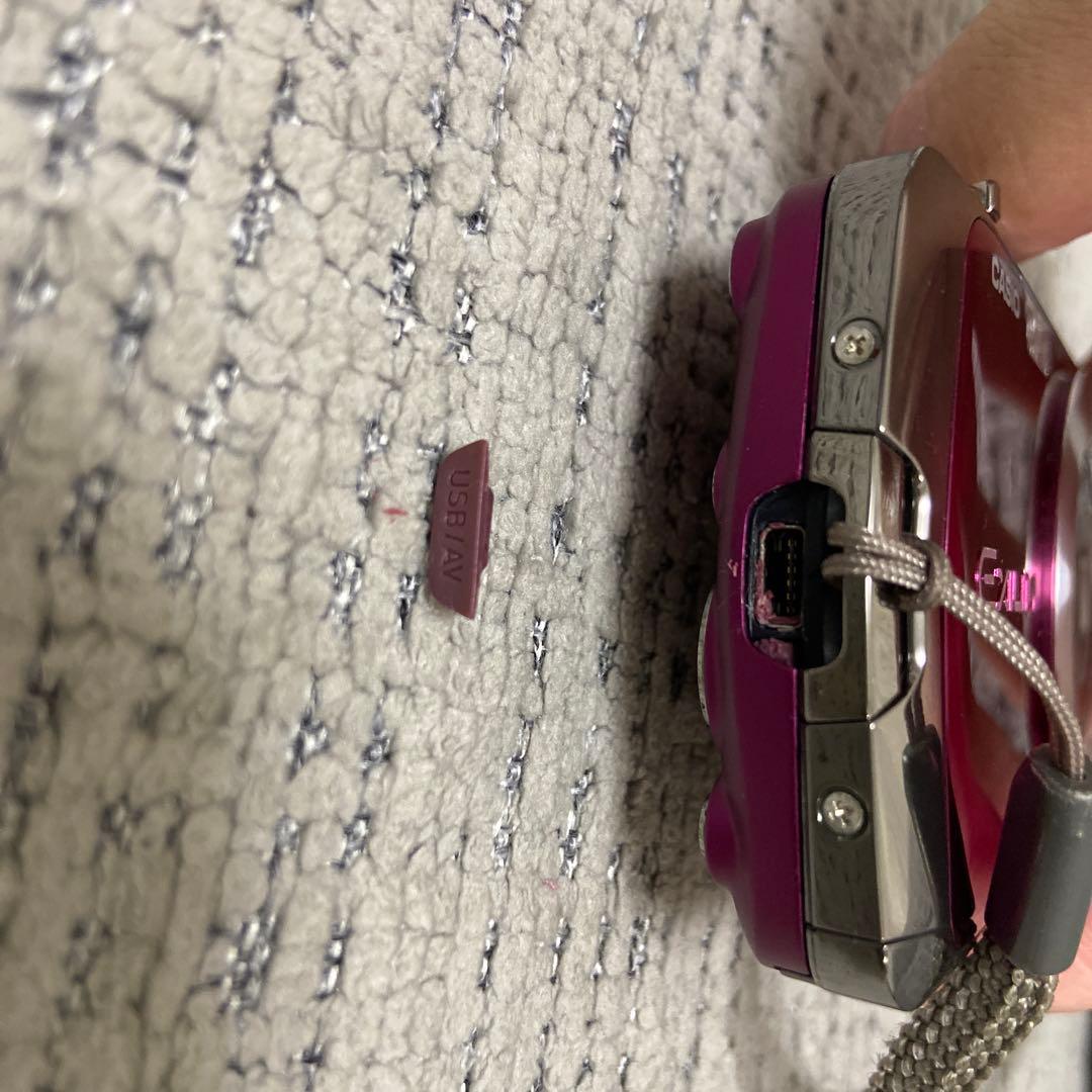 CASIO EXILIM パープル デジタルカメラ 本体と付属品