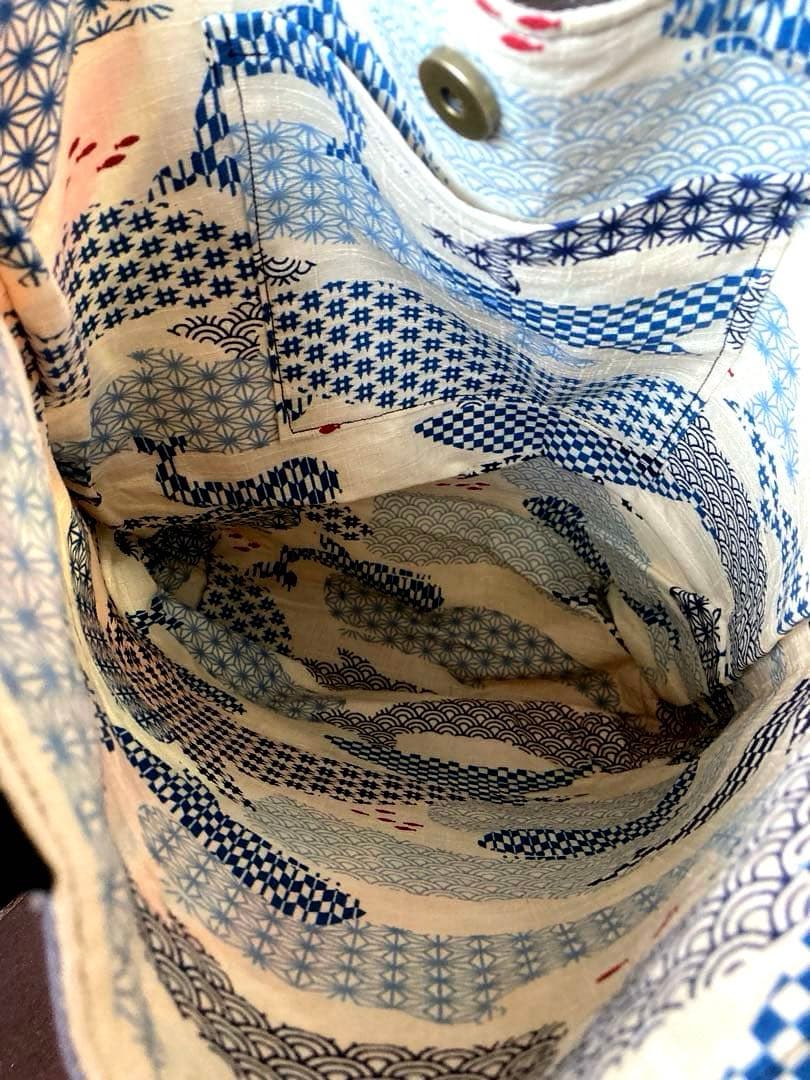 希少　フォロー1000円引しました　めでたい　珍しい大漁旗海の生物トートバッグ