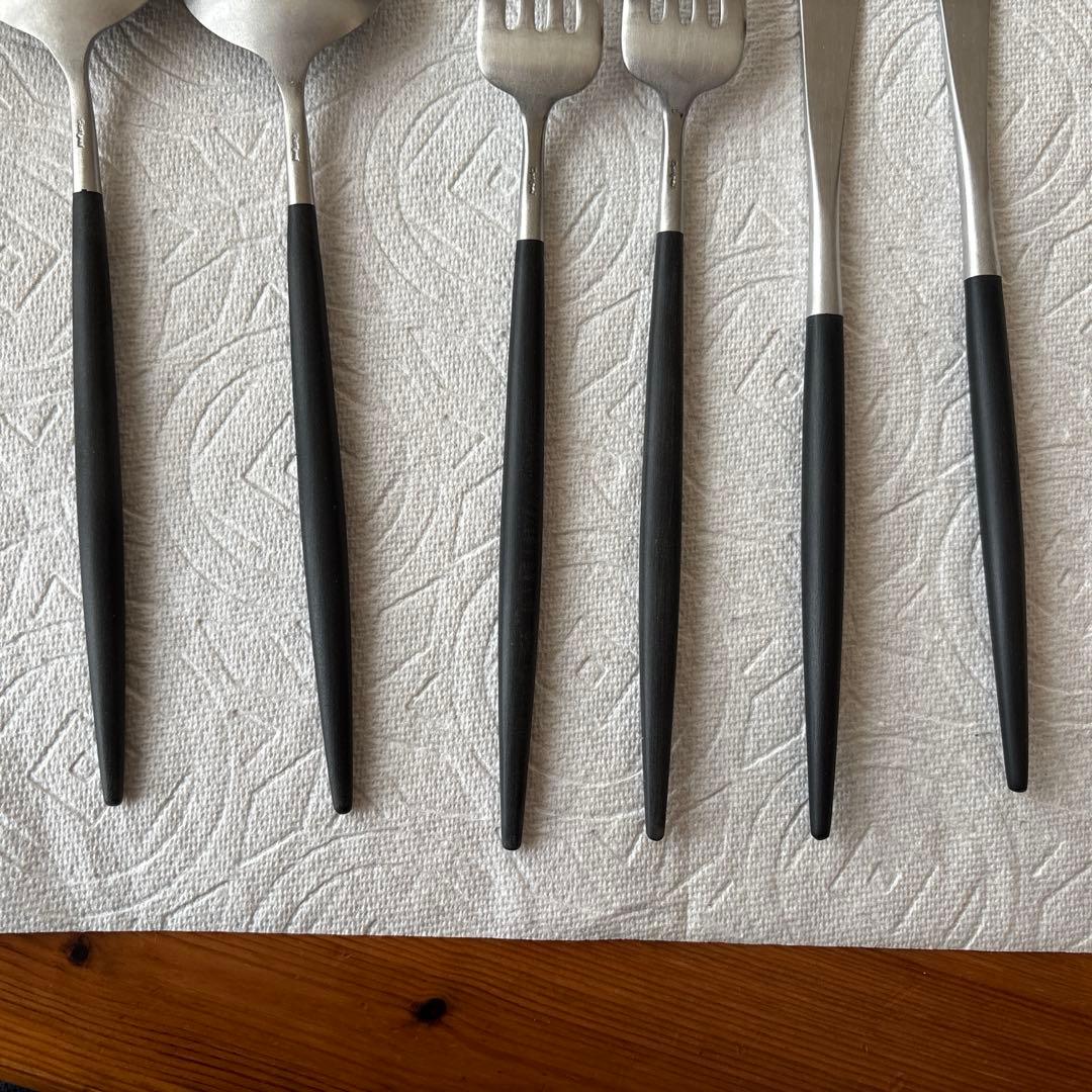 3/16まで　クチポール ディナー ナイフ フォーク スプーン 2セット