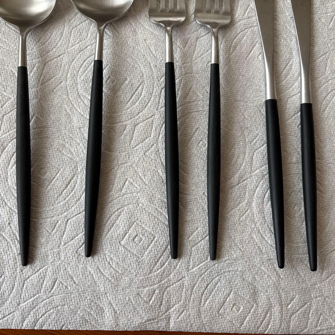 3/16まで　クチポール ディナー ナイフ フォーク スプーン 2セット