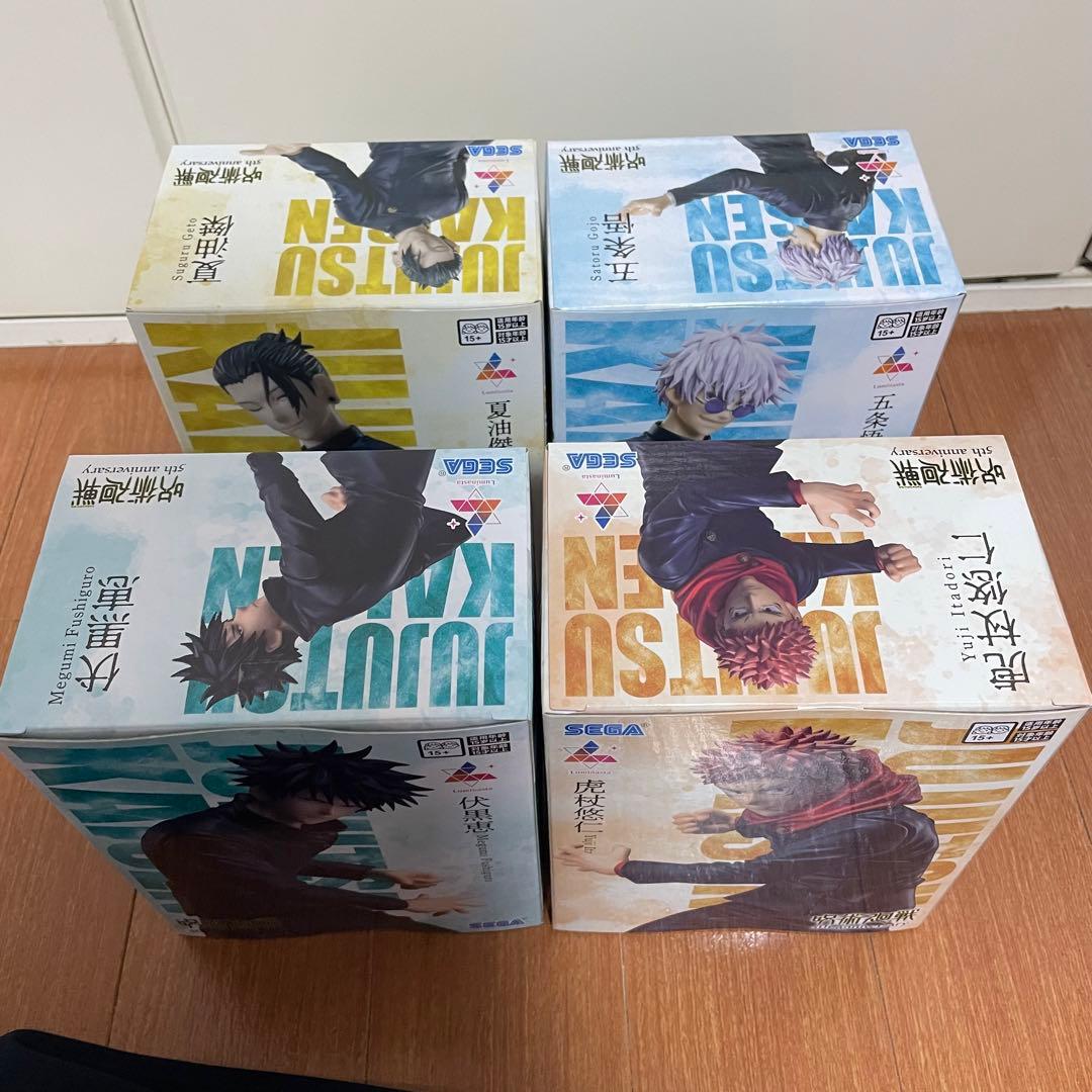 4/6まで限定価格 呪術廻戦 フィギュア 虎杖悠仁 伏黒恵 五条悟 夏油傑