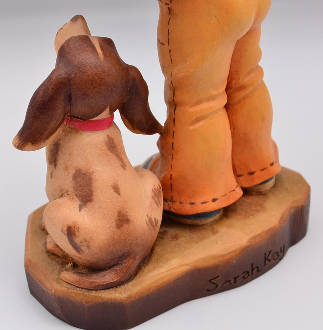 甘いおやつ　ANRI　サラケイ　木彫り人形　イタリア　17ｃｍ　限定品