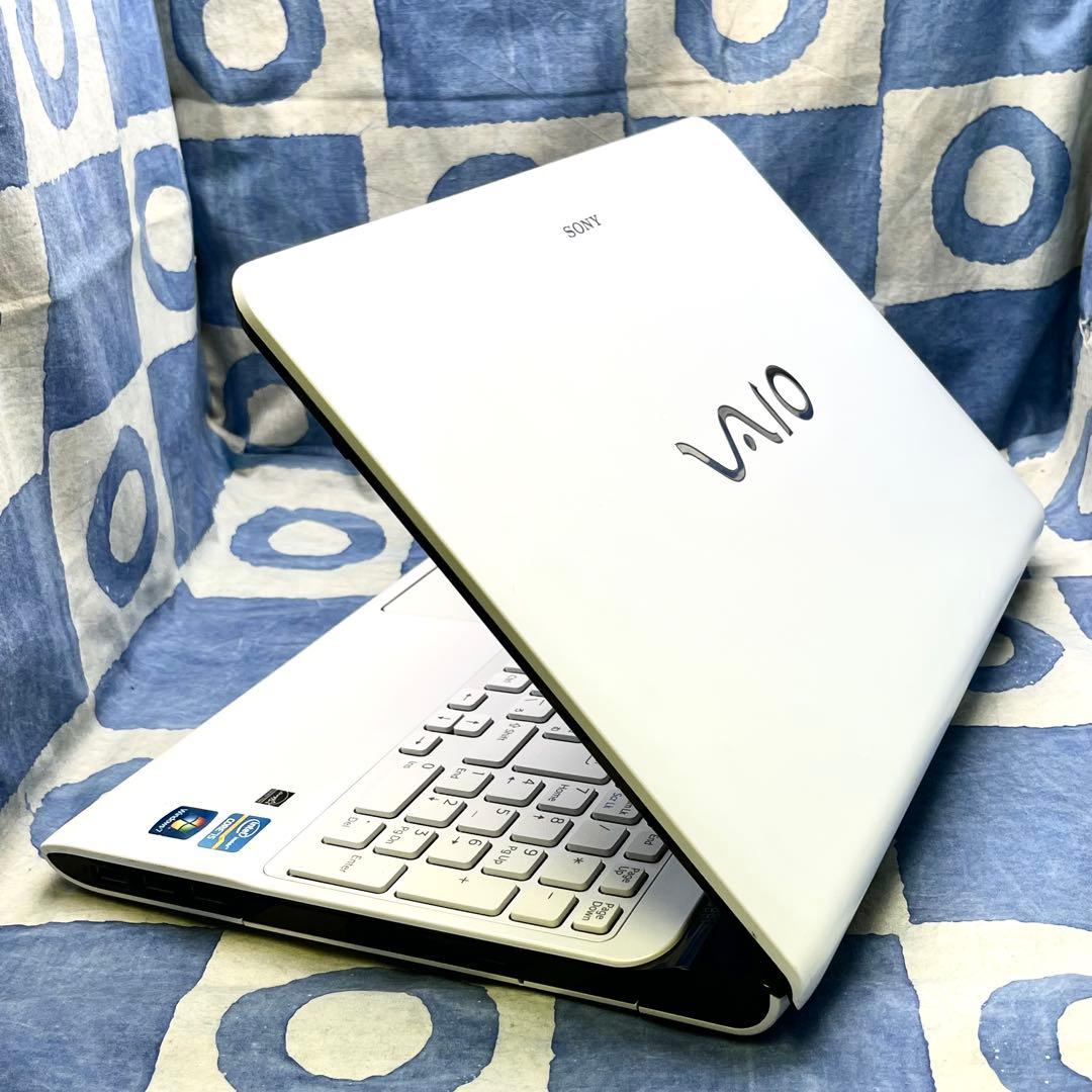 人気VAIO♡快速SSD256GB☆i5☆美しい白ノートPC♪カメラ！Win11