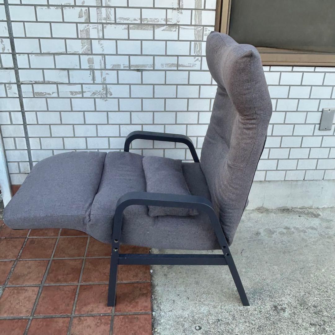 リクライニングチェア　クッション付 アイリスオーヤマ