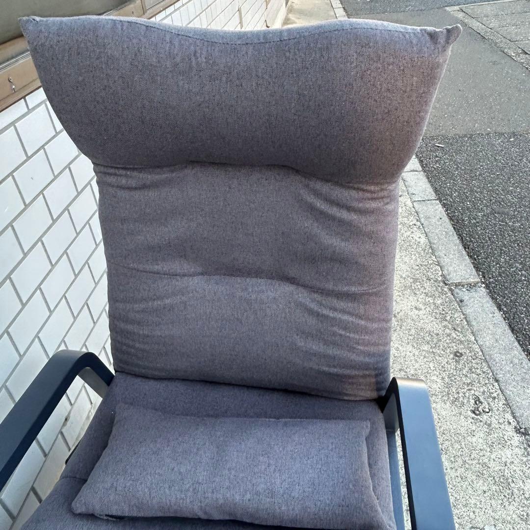 リクライニングチェア　クッション付 アイリスオーヤマ