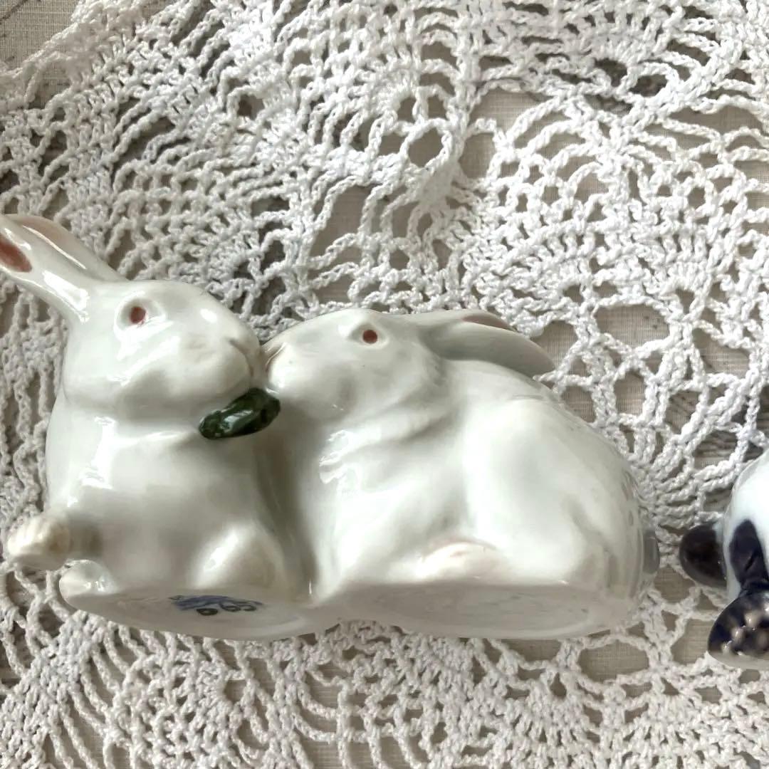 ❤️レア・美品❤️ロイヤコペンハーゲン・パンダとうさぎペア