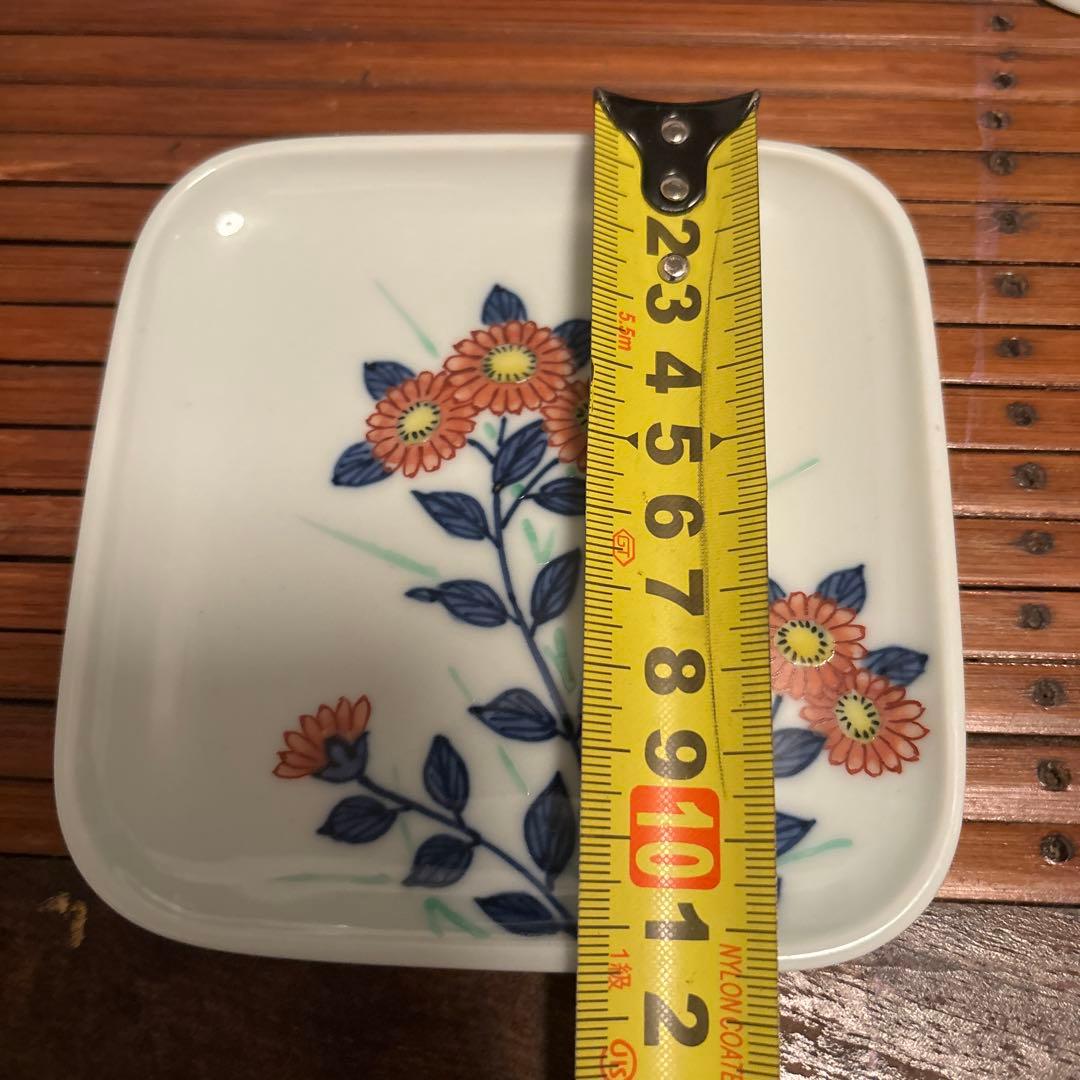 渋草焼　角小皿　5枚セット