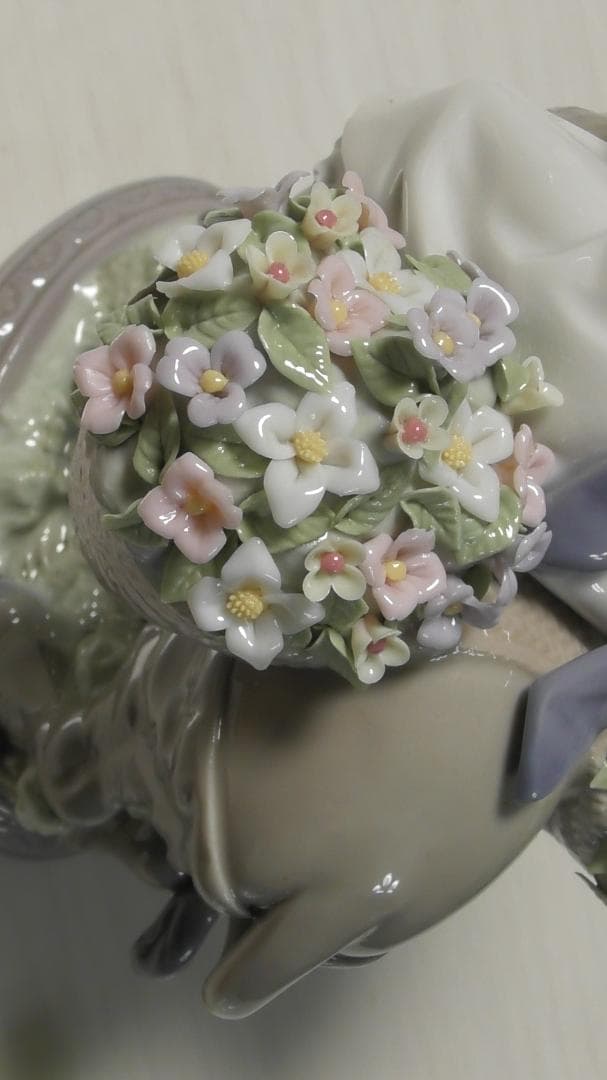 LLADRO　リヤドロ　【プラテロと花】２　リアドロ　インテリア　Ｌ562