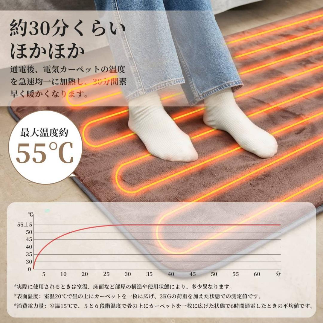 便利な丸洗い可能なあったか電気毛布 電気カーペットとしても活躍