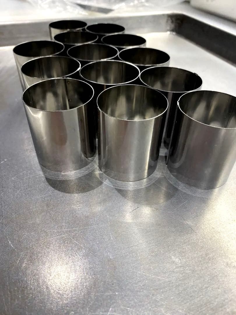 【美品・送料込み】セルクル ステンレス型 25個セット 直径4cm