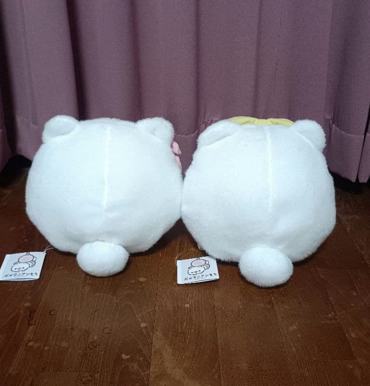 ポメラニアンもち　おめかしリボンぬいぐるみ BIG　全4種セット