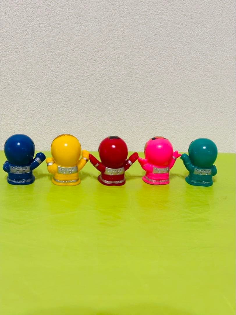 ダイレンジャー　指人形　ソフビ　レトロ　5体セット