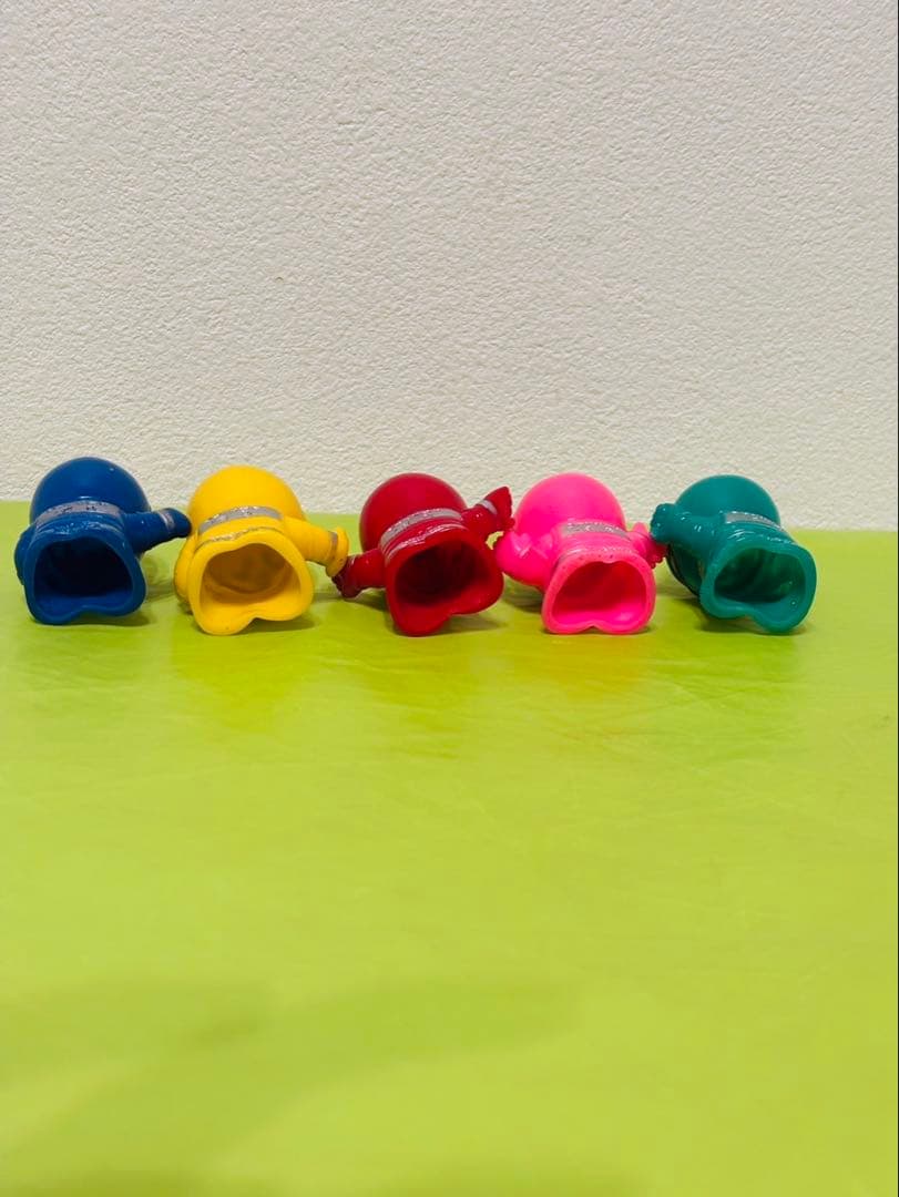 ダイレンジャー　指人形　ソフビ　レトロ　5体セット