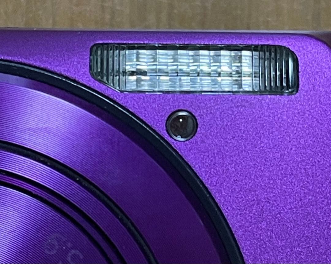 Canon IXY 600F パープル 本体と付属品★純正ケース長ストラップ付き